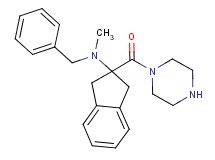 N-benzyl-N-methyl-2-(1-piperazinylcarbonyl)-2-indanamine