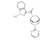 1-methyl-3-{[(1S*,5R*)-3-(2-pyrimidinyl)-3,6-diazabicyclo[3.2.2]non-6-yl]carbonyl}-4,5,6,7-tetrahydro-1H-indazole