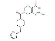 2-amino-7-{[1-(2-furylmethyl)piperidin-4-yl]carbonyl}-5,6,7,8-tetrahydropyrido[3,4-d]pyrimidin-4(3H)-one