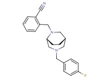 2-{[(1S*,5R*)-3-(4-fluorobenzyl)-3,6-diazabicyclo[3.2.2]non-6-yl]methyl}benzonitrile