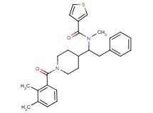 N-{1-[1-(2,3-dimethylbenzoyl)-4-piperidinyl]-2-phenylethyl}-N-methyl-3-thiophenecarboxamide