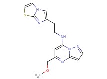 N-(2-imidazo[2,1-b][1,3]thiazol-6-ylethyl)-5-(methoxymethyl)pyrazolo[1,5-a]pyrimidin-7-amine