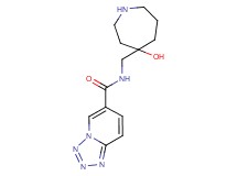 N-[(4-hydroxy-4-azepanyl)methyl]tetrazolo[1,5-a]pyridine-6-carboxamide