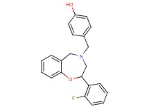 4-{[2-(2-fluorophenyl)-2,3-dihydro-1,4-benzoxazepin-4(5H)-yl]methyl}phenol