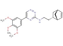 N-{2-[(1S*,2S*,4S*)-bicyclo[2.2.1]hept-5-en-2-yl]ethyl}-5-(3,4,5-trimethoxyphenyl)-1,2,4-triazin-3-amine