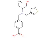 4-{[[1-(hydroxymethyl)propyl](3-thienylmethyl)amino]methyl}benzoic acid