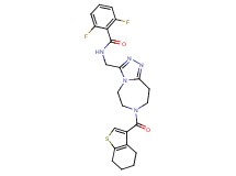 2,6-difluoro-N-{[7-(4,5,6,7-tetrahydro-1-benzothien-3-ylcarbonyl)-6,7,8,9-tetrahydro-5H-[1,2,4]triazolo[4,3-d][1,4]diazepin-3-yl]methyl}benzamide
