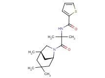 N-{1,1-dimethyl-2-oxo-2-[(1S*,5R*)-1,3,3-trimethyl-6-azabicyclo[3.2.1]oct-6-yl]ethyl}thiophene-2-carboxamide
