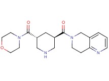 6-{[(3R*,5R*)-5-(morpholin-4-ylcarbonyl)piperidin-3-yl]carbonyl}-5,6,7,8-tetrahydro-1,6-naphthyridine