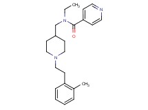 N-ethyl-N-({1-[2-(2-methylphenyl)ethyl]-4-piperidinyl}methyl)isonicotinamide