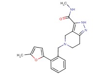 N-methyl-5-[2-(5-methyl-2-furyl)benzyl]-4,5,6,7-tetrahydro-2H-pyrazolo[4,3-c]pyridine-3-carboxamide
