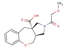 (3aS*,10aS*)-2-(methoxyacetyl)-2,3,3a,4-tetrahydro-1H-[1]benzoxepino[3,4-c]pyrrole-10a(10H)-carboxylic acid