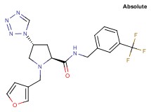 (4R)-1-(3-furylmethyl)-4-(1H-tetrazol-1-yl)-N-[3-(trifluoromethyl)benzyl]-L-prolinamide