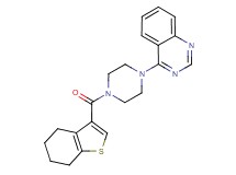4-[4-(4,5,6,7-tetrahydro-1-benzothien-3-ylcarbonyl)-1-piperazinyl]quinazoline