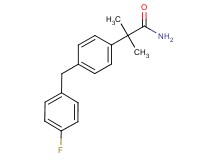 2-[4-(4-fluorobenzyl)phenyl]-2-methylpropanamide