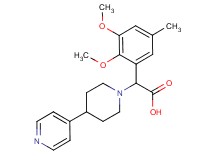 (2,3-dimethoxy-5-methylphenyl)(4-pyridin-4-ylpiperidin-1-yl)acetic acid