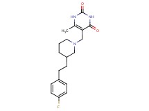 5-({3-[2-(4-fluorophenyl)ethyl]-1-piperidinyl}methyl)-6-methyl-2,4(1H,3H)-pyrimidinedione