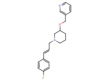 3-[({1-[(2E)-3-(4-fluorophenyl)-2-propen-1-yl]-3-piperidinyl}oxy)methyl]pyridine
