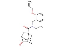 N-[2-(allyloxy)benzyl]-N-ethyl-4-oxoadamantane-1-carboxamide
