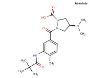 (2S,4R)-4-(dimethylamino)-1-{3-[(2,2-dimethylpropanoyl)amino]-4-methylbenzoyl}pyrrolidine-2-carboxylic acid