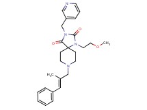 1-(2-methoxyethyl)-8-[(2E)-2-methyl-3-phenyl-2-propen-1-yl]-3-(3-pyridinylmethyl)-1,3,8-triazaspiro[4.5]decane-2,4-dione