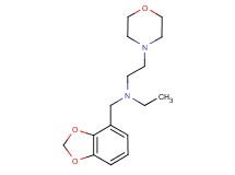 (1,3-benzodioxol-4-ylmethyl)ethyl(2-morpholin-4-ylethyl)amine