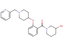 1-(2-{[1-(2-pyridinylmethyl)-4-piperidinyl]oxy}benzoyl)-3-piperidinol