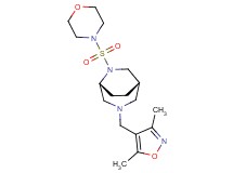 (1S*,5R*)-3-[(3,5-dimethylisoxazol-4-yl)methyl]-6-(morpholin-4-ylsulfonyl)-3,6-diazabicyclo[3.2.2]nonane