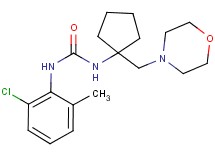 N-(2-chloro-6-methylphenyl)-N'-[1-(morpholin-4-ylmethyl)cyclopentyl]urea