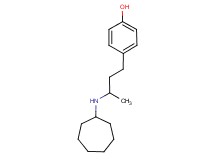 4-[3-(cycloheptylamino)butyl]phenol