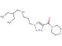 (2-ethylbutyl){3-[4-(4-morpholinylcarbonyl)-1H-1,2,3-triazol-1-yl]propyl}amine