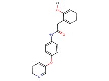 2-(2-methoxyphenyl)-N-[4-(3-pyridinyloxy)phenyl]acetamide trifluoroacetate