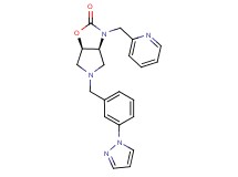 (3aS*,6aR*)-5-[3-(1H-pyrazol-1-yl)benzyl]-3-(2-pyridinylmethyl)hexahydro-2H-pyrrolo[3,4-d][1,3]oxazol-2-one