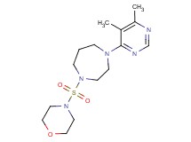 1-(5,6-dimethylpyrimidin-4-yl)-4-(morpholin-4-ylsulfonyl)-1,4-diazepane