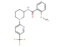 2-(methylthio)-N-{1-[5-(trifluoromethyl)-2-pyridinyl]-3-piperidinyl}benzamide