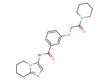 3-(2-oxo-2-piperidin-1-ylethoxy)-N-(5,6,7,8-tetrahydroimidazo[1,2-a]pyridin-3-yl)benzamide