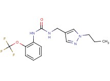 N-[(1-propyl-1H-pyrazol-4-yl)methyl]-N'-[2-(trifluoromethoxy)phenyl]urea