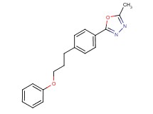 2-methyl-5-[4-(3-phenoxypropyl)phenyl]-1,3,4-oxadiazole
