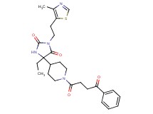 5-ethyl-3-[2-(4-methyl-1,3-thiazol-5-yl)ethyl]-5-[1-(4-oxo-4-phenylbutanoyl)-4-piperidinyl]-2,4-imidazolidinedione