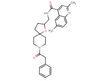 2,6-dimethyl-N-{[8-(phenylacetyl)-1-oxa-8-azaspiro[4.5]dec-2-yl]methyl}-4-quinolinecarboxamide