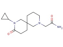 2-(8-cyclopropyl-9-oxo-2,8-diazaspiro[5.5]undec-2-yl)acetamide