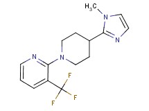 2-[4-(1-methyl-1H-imidazol-2-yl)-1-piperidinyl]-3-(trifluoromethyl)pyridine