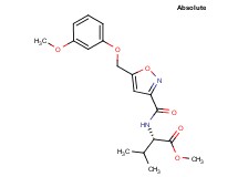 methyl N-({5-[(3-methoxyphenoxy)methyl]-3-isoxazolyl}carbonyl)-L-valinate
