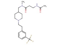 N~3~-acetyl-N~1~-methyl-N~1~-[(1-{2-[3-(trifluoromethyl)phenyl]ethyl}-4-piperidinyl)methyl]-beta-alaninamide
