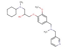 1-[cyclohexyl(methyl)amino]-3-(2-methoxy-4-{[methyl(3-pyridinylmethyl)amino]methyl}phenoxy)-2-propanol