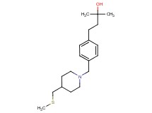 2-methyl-4-[4-({4-[(methylthio)methyl]-1-piperidinyl}methyl)phenyl]-2-butanol