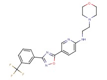 N-(2-morpholin-4-ylethyl)-5-{3-[3-(trifluoromethyl)phenyl]-1,2,4-oxadiazol-5-yl}pyridin-2-amine