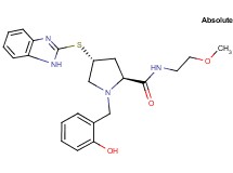 (4R)-4-(1H-benzimidazol-2-ylthio)-1-(2-hydroxybenzyl)-N-(2-methoxyethyl)-L-prolinamide