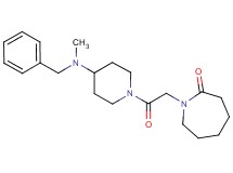 1-(2-{4-[benzyl(methyl)amino]-1-piperidinyl}-2-oxoethyl)-2-azepanone