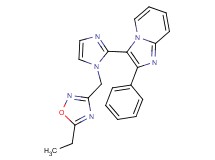 3-{1-[(5-ethyl-1,2,4-oxadiazol-3-yl)methyl]-1H-imidazol-2-yl}-2-phenylimidazo[1,2-a]pyridine